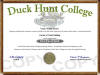 duck hunting diploma