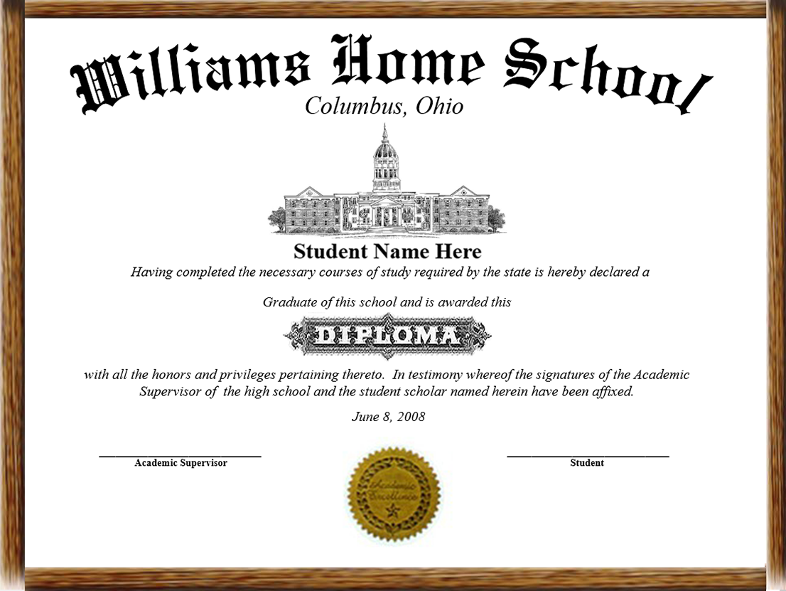 Homeschool High School Diploma Template Review Home Co