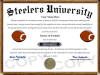 steelers diploma